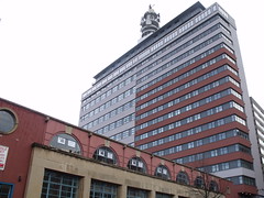BT Tower above 133 - 137 Newhall Street, Birmingham - Brindley House