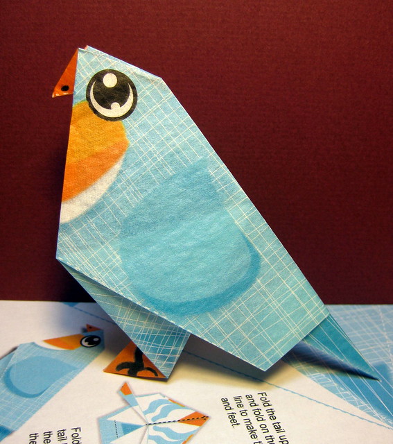 Origami Blue Bird Flickr Photo Sharing!