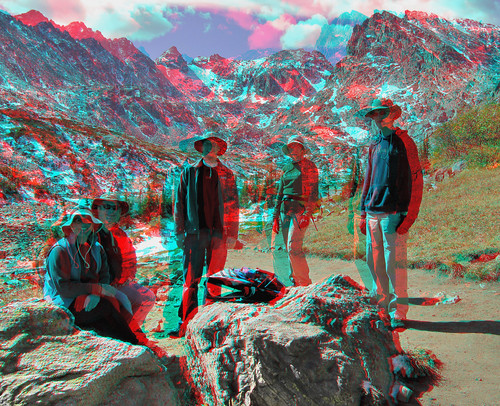 canon landscape 3d colorado outdoor hiking trails hike stereo indianpeaks twincam equirectangular twinned redcyan pseudohdr analgyph lakeisabelle sx110is
