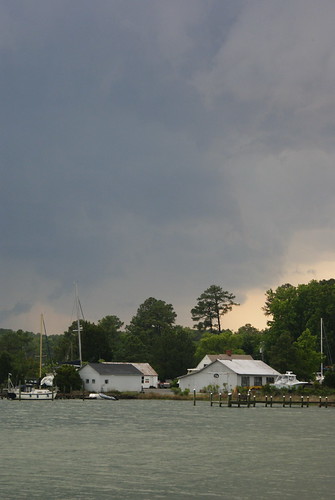 trees sunset sky storm tree clouds boats evening bay dock boathouse chesapeake chesapeakebay