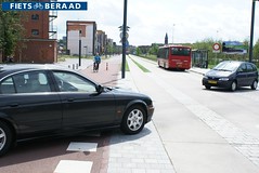 Kruispunt Lonnekerspoorweg en Roomweg te Enschede