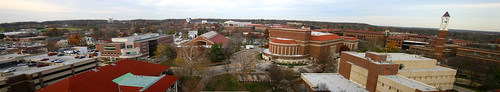 panorama west building eye tower clock college birds canon campus hall ross university lafayette view bell stadium indiana fraternity aerial arena math purdue elliot ade birdseye makey