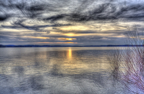 sunset sky lake water wow lakes northcarolina hdr jordanlake 100commentgroup ryanjmcgraw today´sbest crystallizedreflections