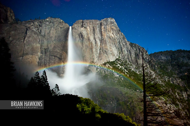 Moonbow From Yosemite Falls Trail