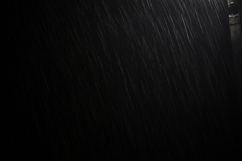 light bw black fall wet water rain night texas tx drop minimal pole rowlett downpour deluge