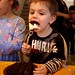 sequoia demonstrates how to eat an entire scoop of ice cream using only a fork    MG 6359