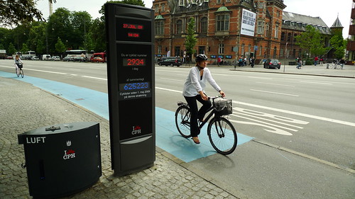 bike counter by the cityhall