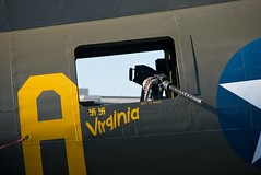 Side Gunner of the Boeing B-17 at Warriors and Warbirds