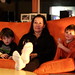 neeta watching coraline with her grandsons