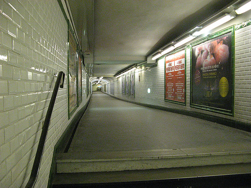 Transfer Corridor, Concorde Station, Paris Metro