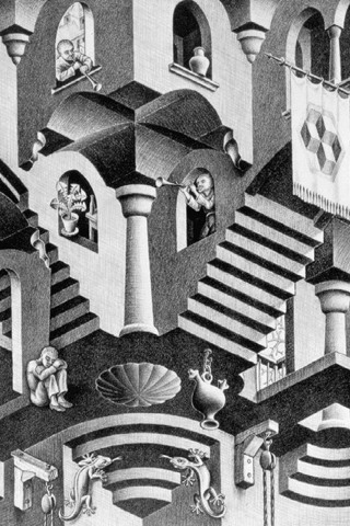 M.C. Escher iPhone wallpaper | Flickr - Photo Sharing!