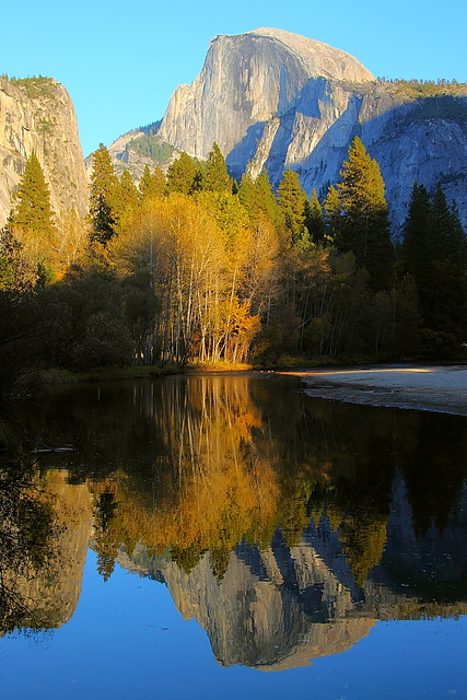 IMG_9646 Half Dome and Reflection, Late Afternoon, Yosemite National Park