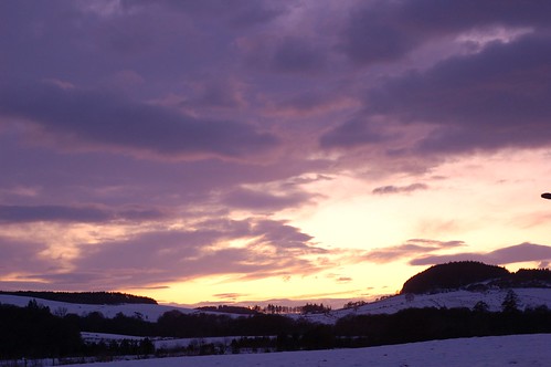 sunset scotland perthshire bankhead