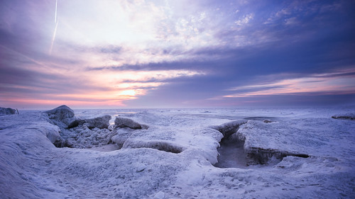 winter lake cold ice sunrise landscape frozen nikon angle wide freezing erie ais 18mm f35 crystalbeach d700