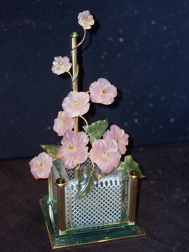 Rosenquarz-Blüten