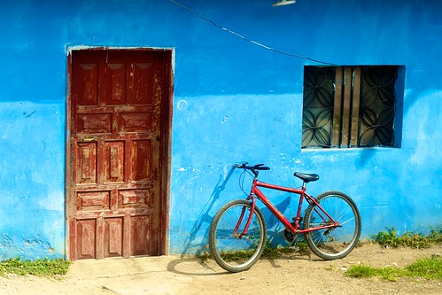 door blue house home window bike bicycle mexico mayan iphoto project365 afnikkor50mmf14d
