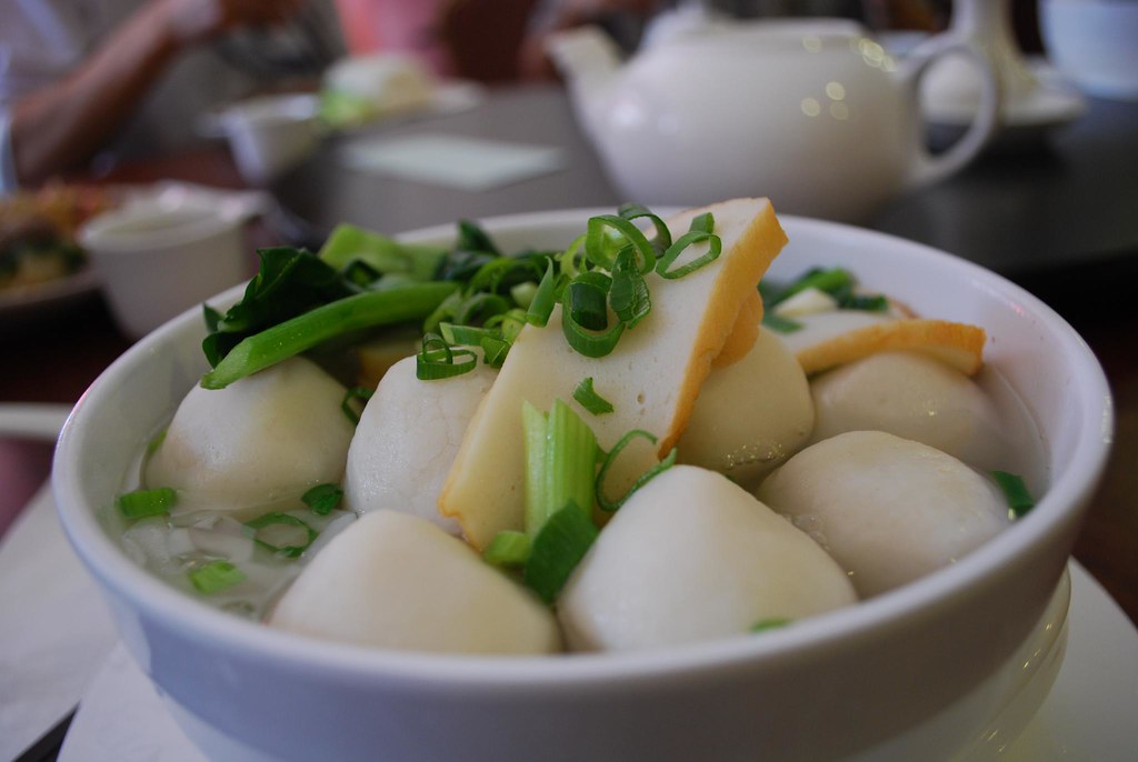 Cantonese balls, Handmade Fish Ball Hor Fun Noodles