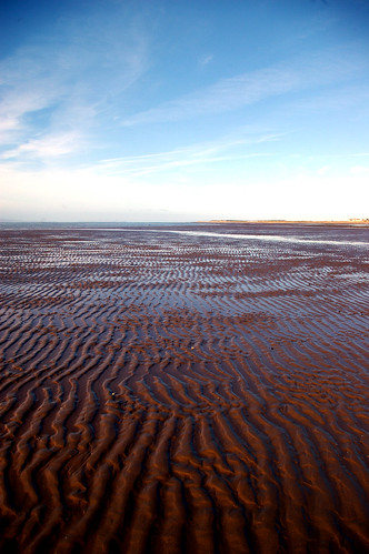 blue autumn sea sky geotagged sand october shore cumbria ripples geo:lat=54771979 geo:lon=3432713