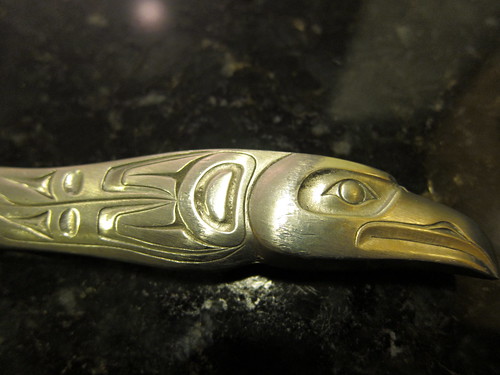 knife handle, first nations, aluminum IMG_0015
