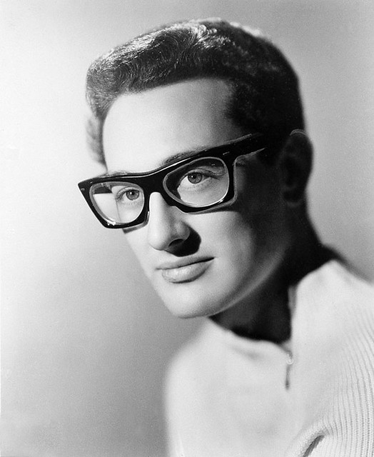 1957- Buddy wears glasses | pop musician- Buddy Holly | Flickr - Photo ...