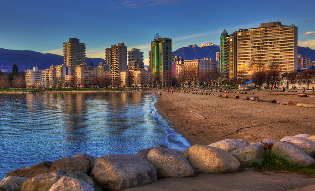 Vancouver West End - English Bay at Sunset
