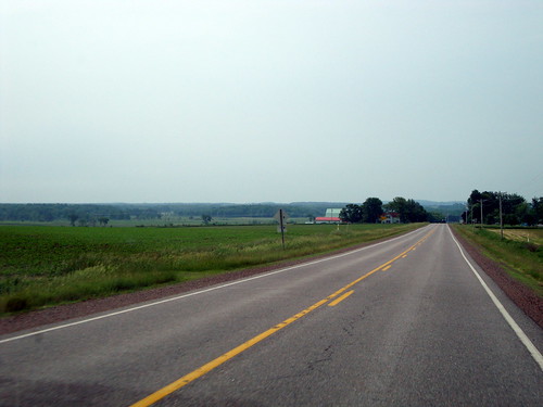 road sky field wisconsin landscape highway scenic farmland wi bakerville centralwisconsin countyb