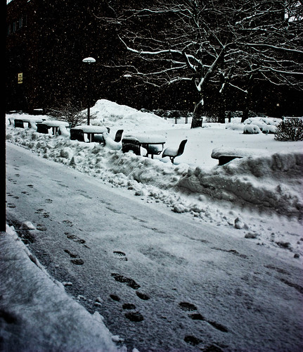 snow ny newyork black ice canon dark flickr day snowy award noflash rochester institute spooky cotton adobe footsteps 1855mm dslr rit xsi lightroom jeet 450d abigfave 1855mmis canonimous jeet051