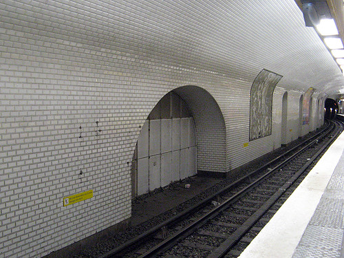Train Platform, Republique Station, Paris Metro