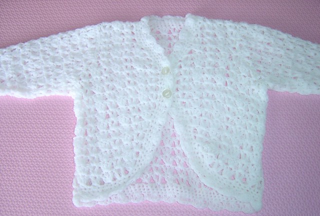 Bolero Crochet Jacket Flower Loom Pattern by jewlzs on Etsy