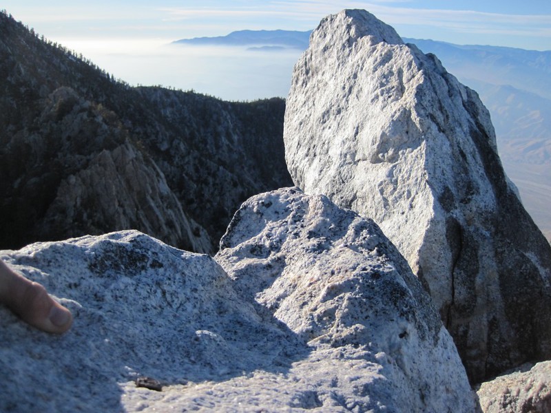 The summit block of Cornell Peak.