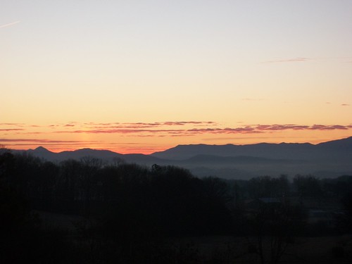 winter mountains sunrise steam