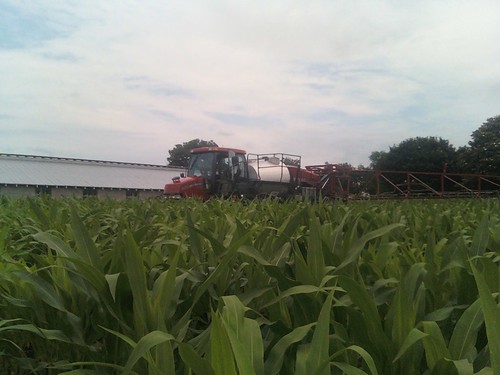corn farm equipment sprayer sidedressing casepatriot
