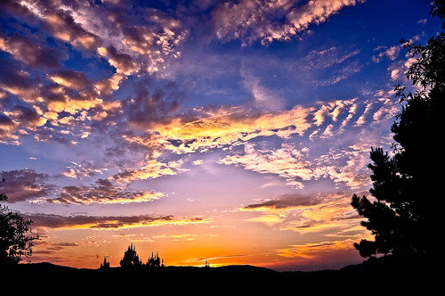 sunset sky sun colors beautiful silhouette clouds georgia nikon hues dalton d90 chattahoochienationalforest