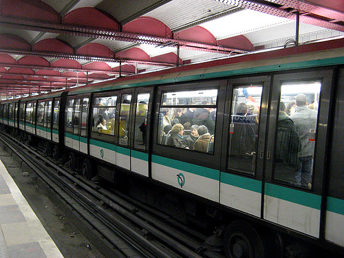 Line 1 Platform, Concorde Station, Paris Metro
