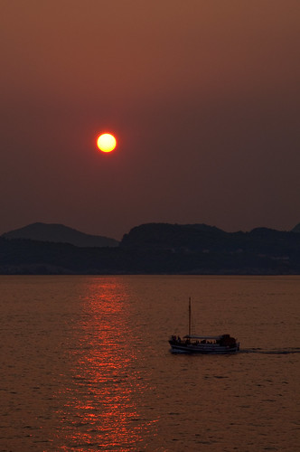 boats croatia sunsetssunrises