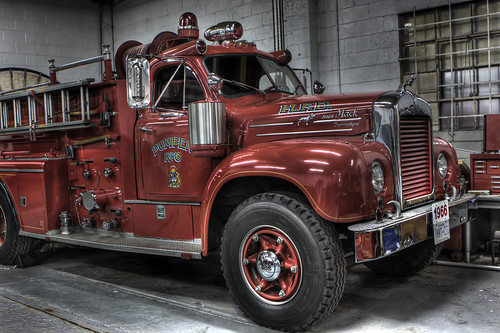ontario canada truck vintage fire hamilton firetruck fireman rafael hdr hfg ferreira peixoto