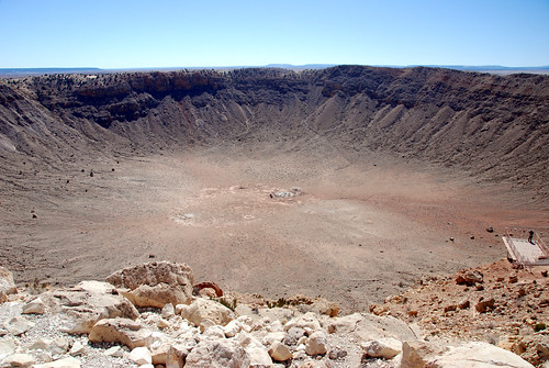 arizona crater impact meteor asteroid barringer