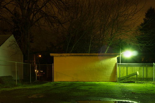 night eugene driveway wall urban suburban landscape suburbanlandscape eugeneoregon pnw regionalism rosesmith