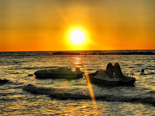 sunset sea sunrise canon boat tramonto alba barche sole