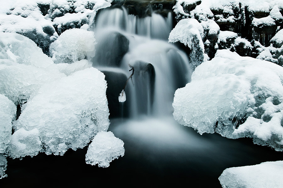 10 fotos de cascadas heladas