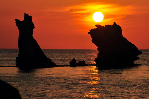 sunset sea rocks tramonto mare foto faraglioni terrasini mywinners