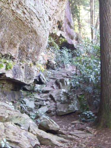 waterfall sandstone hiking colditzcovestatenaturalarea110809