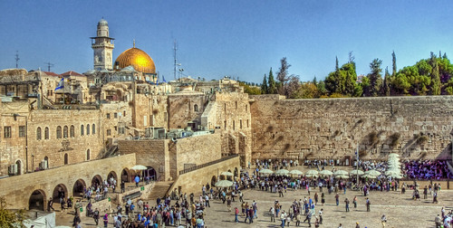 The wailing Wall and the Temple Mount - Jerusalem