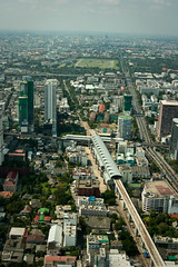 Photo from the observation platform of the Baiyoke II tower