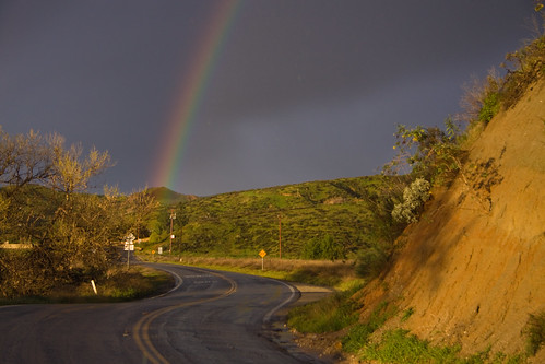 rain rainbow santaclaritaca