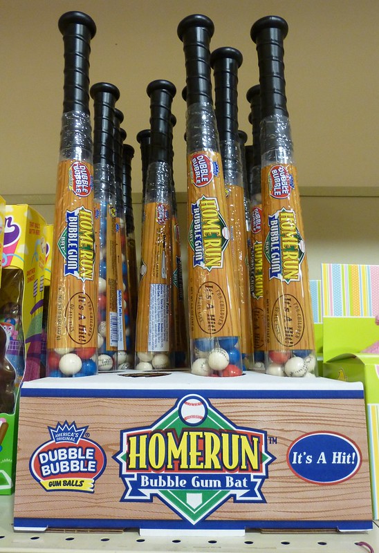 Double Bubble bubblegom baseball bats (photo: Mike Licht)