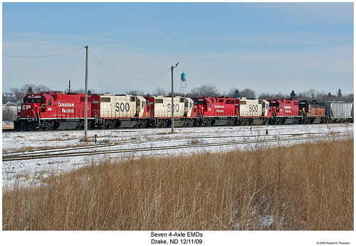 railroad snow train railway trains milwaukee northdakota canadianpacific trainengine bandit drake sooline cp soo geep milw emd gp382 gp40x gp38 milwaukeeroad gp40