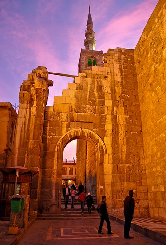 winter minaret syria damascus oldcity دمشق omayadmosque