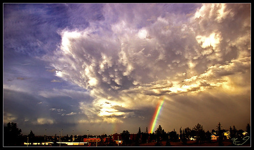 school two canada storm clouds rainbow edmonton pentax ds alberta da rainbows 1855 ist millwoods meyonohk smcpda1855mmf3556al