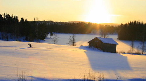 winter sunset snow vinter snö solnedgång norrlandörnsköldsvik